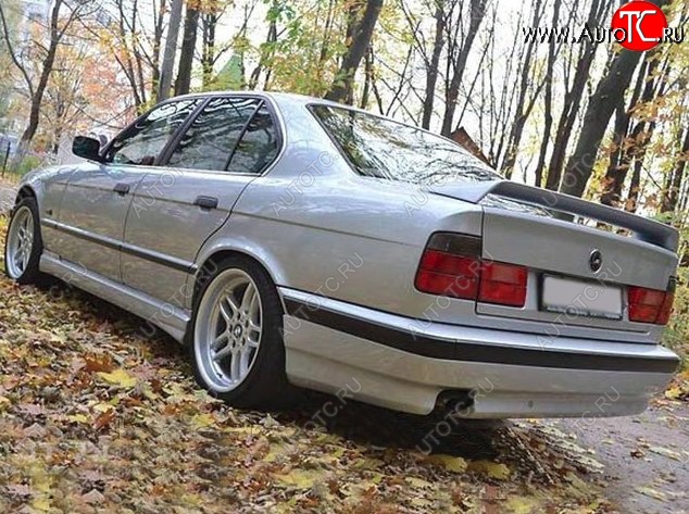 4 499 р. Накладка на задний бампер Schnitzer BMW 5 серия E34 седан дорестайлинг (1988-1994)  с доставкой в г. Майкоп