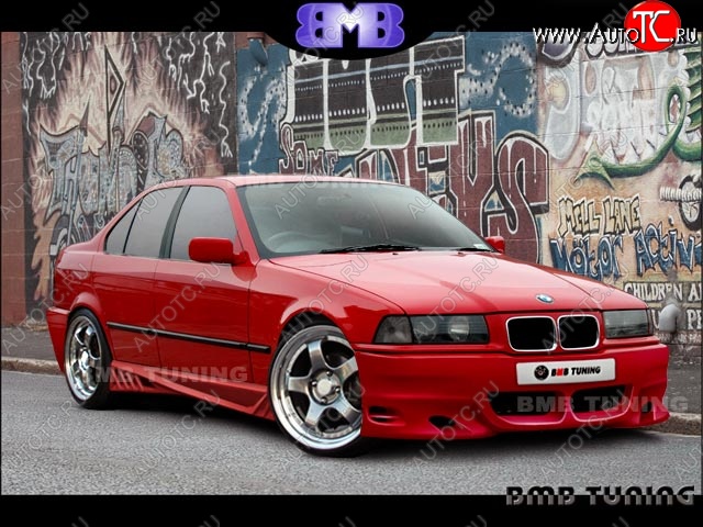 25 899 р. Передний бампер BMB BMW 3 серия E36 седан (1990-2000)  с доставкой в г. Майкоп