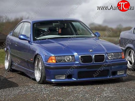 10 849 р. Передний бампер M-pakiet BMW 3 серия E36 седан (1990-2000) (Неокрашенный)  с доставкой в г. Майкоп