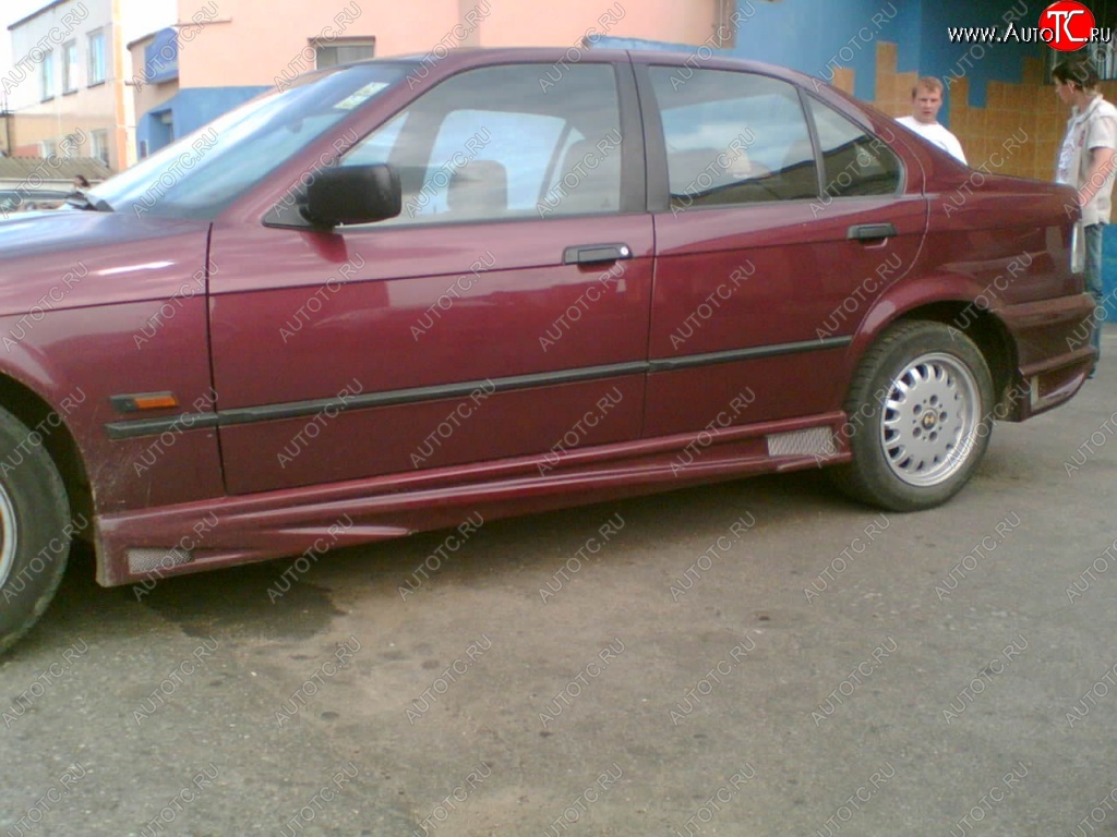 3 549 р. Пороги накладки M-Sport BMW 3 серия E36 седан (1990-2000)  с доставкой в г. Майкоп