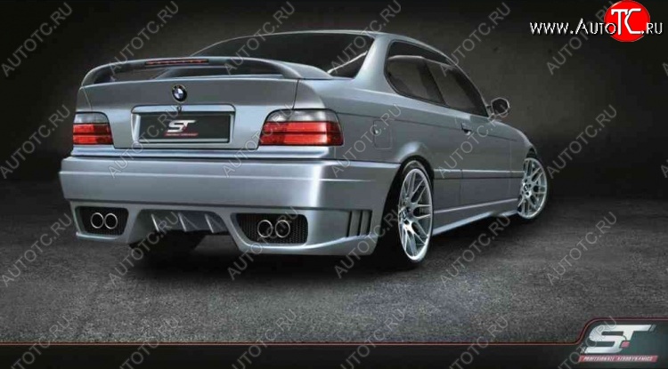 25 899 р. Задний бампер ST1 BMW 3 серия E36 седан (1990-2000)  с доставкой в г. Майкоп