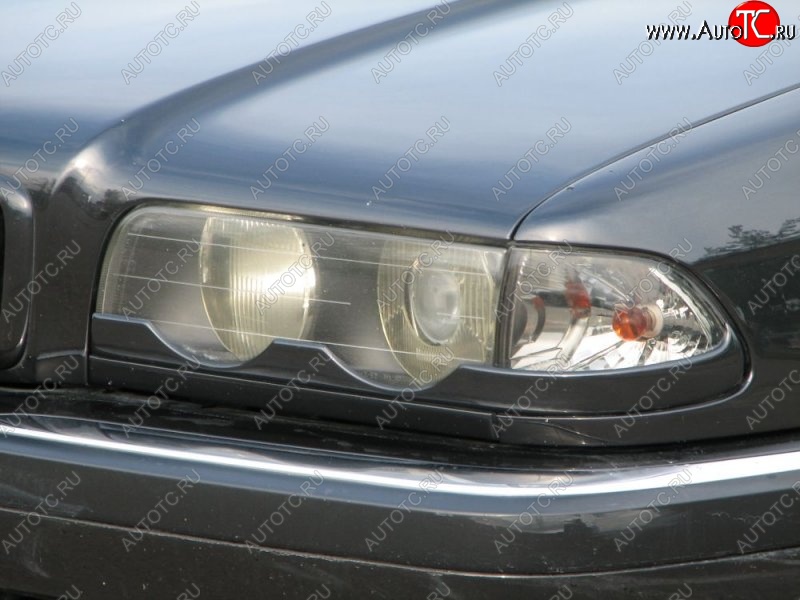 1 029 р. Нижние реснички на фары Jaguar BMW 7 серия E38 дорестайлинг, седан (1994-1998)  с доставкой в г. Майкоп