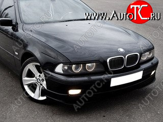 1 149 р. Реснички на фары MV Tuning  BMW 5 серия  E39 (2000-2003) седан рестайлинг (Неокрашенные)  с доставкой в г. Майкоп