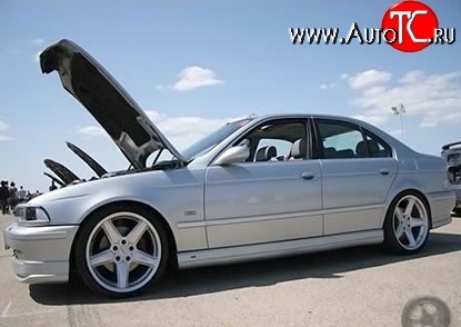 8 499 р. Пороги накладки AC Schnitzer BMW 5 серия E39 седан дорестайлинг (1995-2000) (Неокрашенные)  с доставкой в г. Майкоп