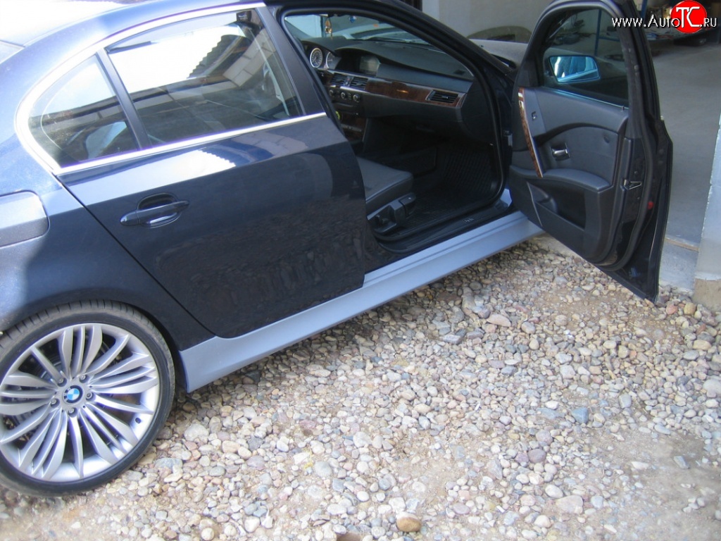 7 099 р. Пороги накладки M5 BMW 5 серия E60 седан дорестайлинг (2003-2007)  с доставкой в г. Майкоп