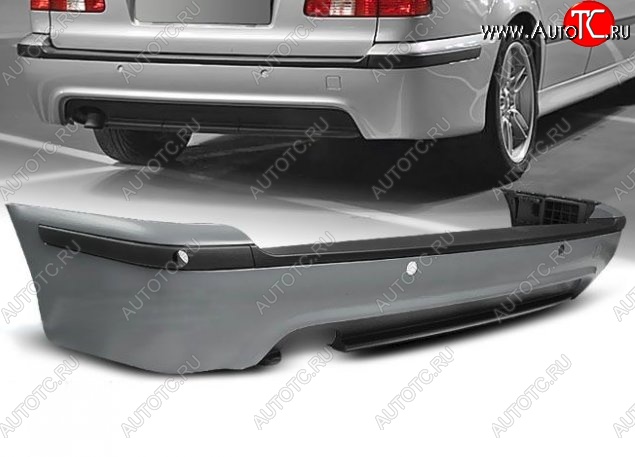 39 949 р. Задний бампер (Touring) M-pakiet BMW 5 серия E39 седан дорестайлинг (1995-2000) (Неокрашенный)  с доставкой в г. Майкоп