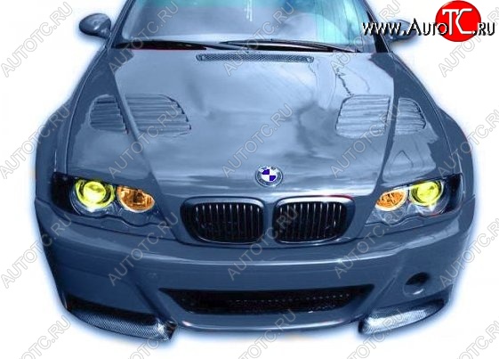 39 949 р. Передний бампер (Coupe) CSL-Style BMW 3 серия E46 седан дорестайлинг (1998-2001) (Неокрашенный)  с доставкой в г. Майкоп