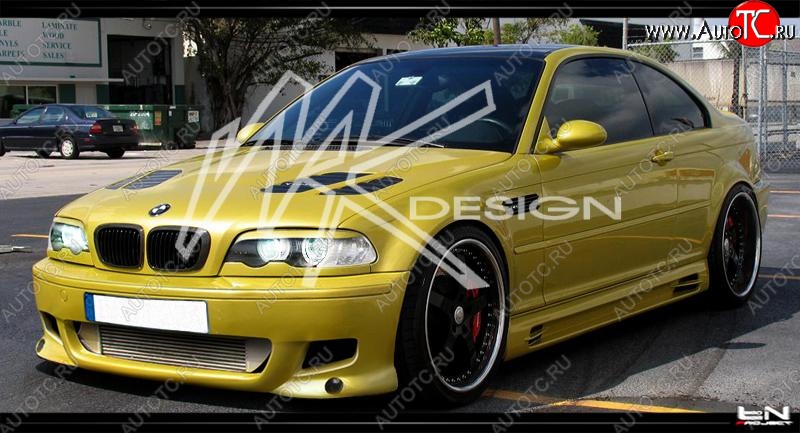 25 899 р. Передний бампер Kersher BMW 3 серия E46 седан дорестайлинг (1998-2001)  с доставкой в г. Майкоп