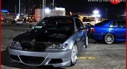 11 799 р. Передний бампер Prior Design BMW 3 серия E46 седан дорестайлинг (1998-2001) (Неокрашенный)  с доставкой в г. Майкоп. Увеличить фотографию 2