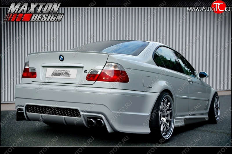 25 899 р. Задний бампер Maxton BMW 3 серия E46 седан дорестайлинг (1998-2001)  с доставкой в г. Майкоп