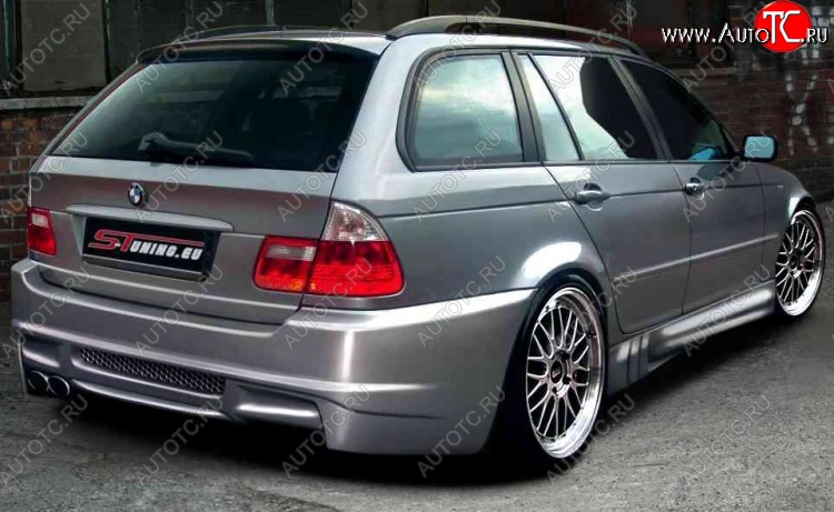 25 899 р. Задний бампер (универсал) ST BMW 3 серия E46 седан дорестайлинг (1998-2001)  с доставкой в г. Майкоп