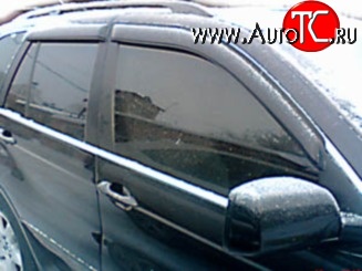 4 499 р. Дефлекторы окон (ветровики) Novline 4 шт BMW X5 E53 рестайлинг (2003-2006)  с доставкой в г. Майкоп