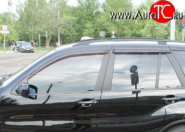 999 р. Комплект дефлекторов окон (ветровиков) 4 шт. Russtal BMW X5 E53 дорестайлинг (1999-2003)  с доставкой в г. Майкоп
