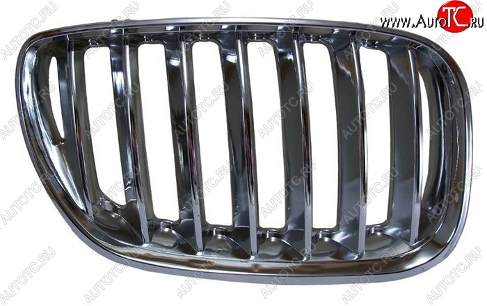 3 479 р. Правая решетка радиатора (хром, рестайлинг) BMW X5 E53 рестайлинг (2003-2006) (Неокрашенная)  с доставкой в г. Майкоп