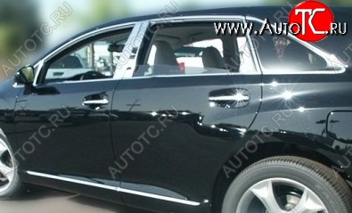 41 799 р. Накладки на стойки дверей СТ BMW X5 E70 рестайлинг (2010-2013) (Неокрашенные)  с доставкой в г. Майкоп