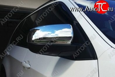 6 899 р. Накладки на зеркала СТ BMW X5 E70 дорестайлинг (2006-2010) (Неокрашенные)  с доставкой в г. Майкоп