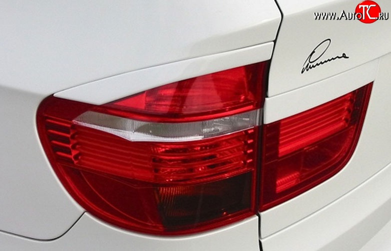 859 р. Накладки задних фар RA BMW X5 E70 дорестайлинг (2006-2010) (Неокрашенные)  с доставкой в г. Майкоп