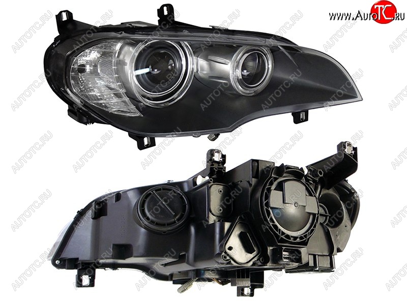 25 549 р. Правая фара SAT (AFS, под ксенон) BMW X5 E70 дорестайлинг (2006-2010)  с доставкой в г. Майкоп