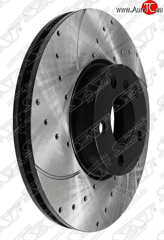 11 999 р. Комплект передних тормозных дисков SAT (перфорированые, Ø332) BMW X5 E70 дорестайлинг (2006-2010)  с доставкой в г. Майкоп