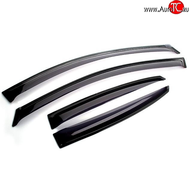 3 399 р. Дефлекторы окон (ветровики) Novline 4 шт. BMW X6 E71 дорестайлинг (2008-2012)  с доставкой в г. Майкоп