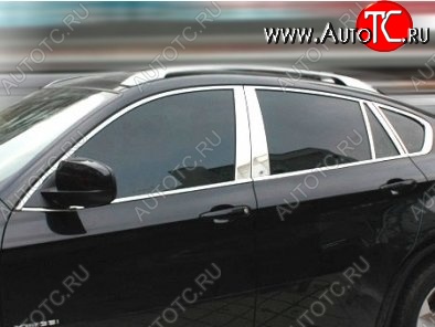 46 999 р. Накладки на окна и стойки дверей СТ BMW X6 E71 дорестайлинг (2008-2012) (Неокрашенные)  с доставкой в г. Майкоп