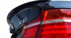 3 399 р. Лип спойлер АВТОКРАТ  BMW X6  E71 (2008-2014) дорестайлинг, рестайлинг (Неокрашенный)  с доставкой в г. Майкоп. Увеличить фотографию 7