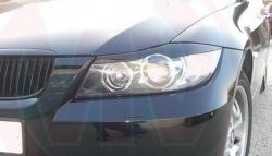 739 р. Реснички на фары ABS BMW 3 серия E90 седан дорестайлинг (2004-2008)  с доставкой в г. Майкоп. Увеличить фотографию 2