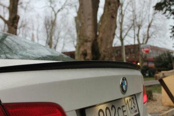 2 799 р. Лип спойлер  3 серия E92 (04-11) АВТОКРАТ  BMW 3 серия  E90 (2004-2008) седан дорестайлинг (Неокрашенный)  с доставкой в г. Майкоп. Увеличить фотографию 3
