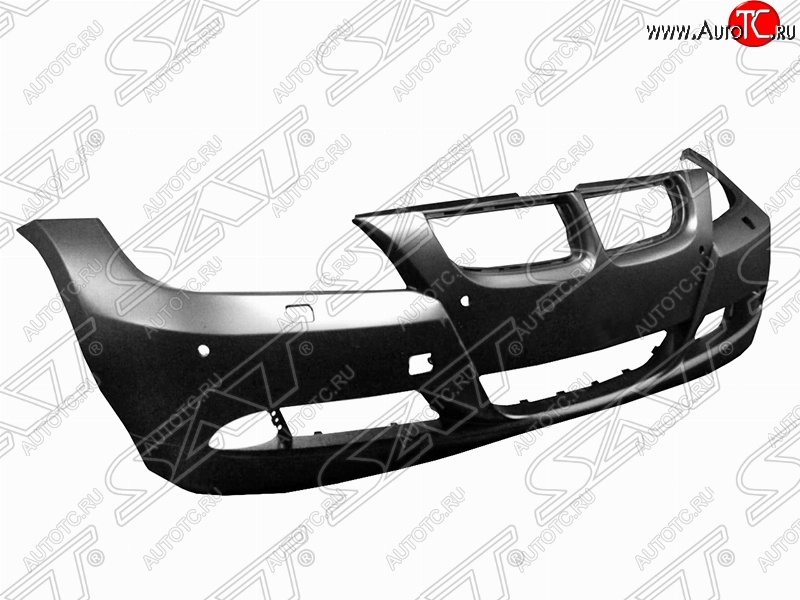 5 499 р. Передний бампер SAT (под омыватели и сонары, пр-во Тайвань) BMW 3 серия E90 седан дорестайлинг (2004-2008) (Неокрашенный)  с доставкой в г. Майкоп