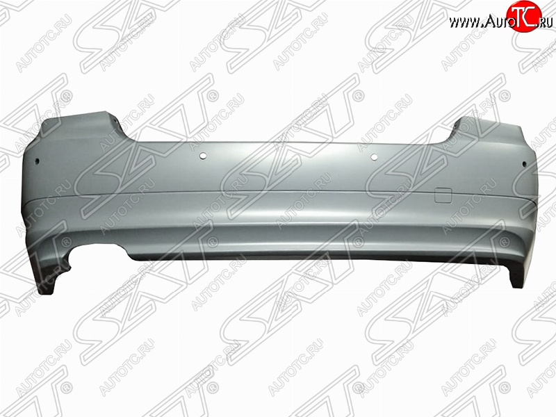 8 199 р. Задний бампер SAT (с отв. под сонары, пр-во Тайвань) BMW 3 серия E90 седан дорестайлинг (2004-2008) (Неокрашенный)  с доставкой в г. Майкоп