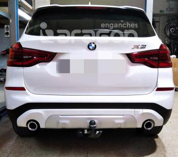 Фаркоп Aragon BMW X3 G01 дорестайлинг (2017-2021) (тип шара S (горизонтальный, легкосъемный))