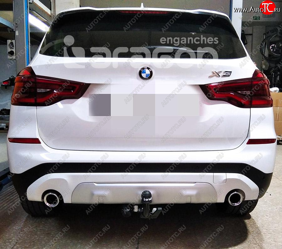 22 699 р. Фаркоп Aragon BMW X3 G01 дорестайлинг (2017-2021) (тип шара S (горизонтальный, легкосъемный))  с доставкой в г. Майкоп