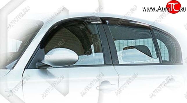 1 899 р. Дефлектора окон CA-Plastic  BMW 1 серия  E87 (2004-2011) хэтчбэк 5 дв. дорестайлинг, хэтчбэк 5 дв. рестайлинг (Classic полупрозрачный, Без хром.молдинга)  с доставкой в г. Майкоп