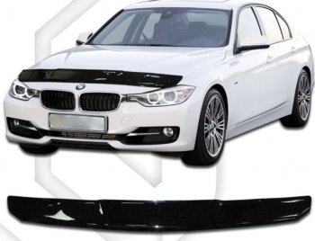 Дефлектор капота CA-Plastic BMW 3 серия F30 седан дорестайлинг (2012-2015)