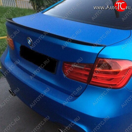 3 499 р. Спойлер багажника Performance BMW 3 серия F30 седан дорестайлинг (2012-2015) (Неокрашенный)  с доставкой в г. Майкоп