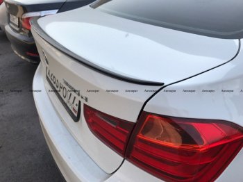 3 399 р. Лип спойлер M АВТОКРАТ BMW 3 серия F30 седан дорестайлинг (2012-2015) (Лезвие, Неокрашенный)  с доставкой в г. Майкоп. Увеличить фотографию 2