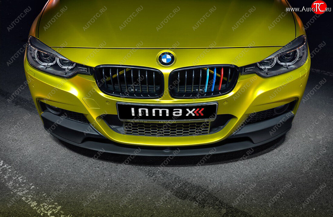 111 499 р. Сплиттер переднего М-бампера М-Perfomance  BMW 3 серия  F30 (2012-2018) седан дорестайлинг, седан рестайлинг (цвет: черный глянец)  с доставкой в г. Майкоп