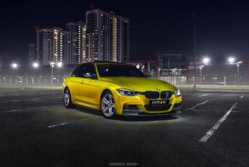 111 499 р. Сплиттер переднего М-бампера М-Perfomance  BMW 3 серия  F30 (2012-2018) седан дорестайлинг, седан рестайлинг (цвет: черный глянец)  с доставкой в г. Майкоп. Увеличить фотографию 2