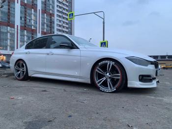 12 999 р. Юбка переднего бампера (Sport,Luxury, SE) INMAX BMW 3 серия F31 универсал дорестайлинг (2012-2015) (Неокрашенный)  с доставкой в г. Майкоп. Увеличить фотографию 9
