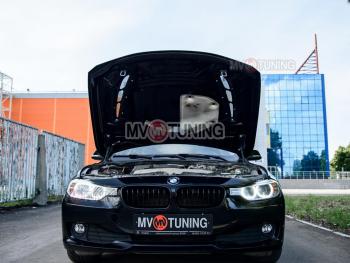 47 899 р. Капот с жабрами MV-Tuning BMW 3 серия F30 седан дорестайлинг (2012-2015) (Неокрашенный)  с доставкой в г. Майкоп. Увеличить фотографию 6