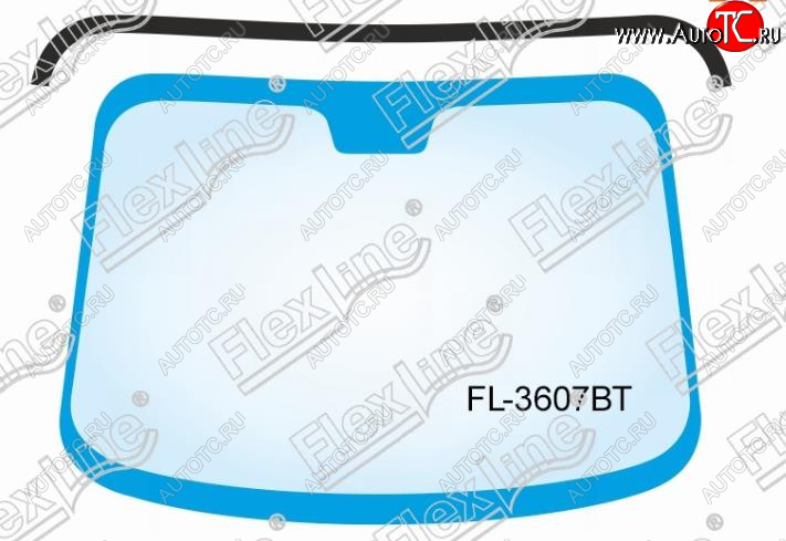 499 р. Молдинг лобового стекла FlexLine BMW 3 серия F30 седан дорестайлинг (2012-2015)  с доставкой в г. Майкоп