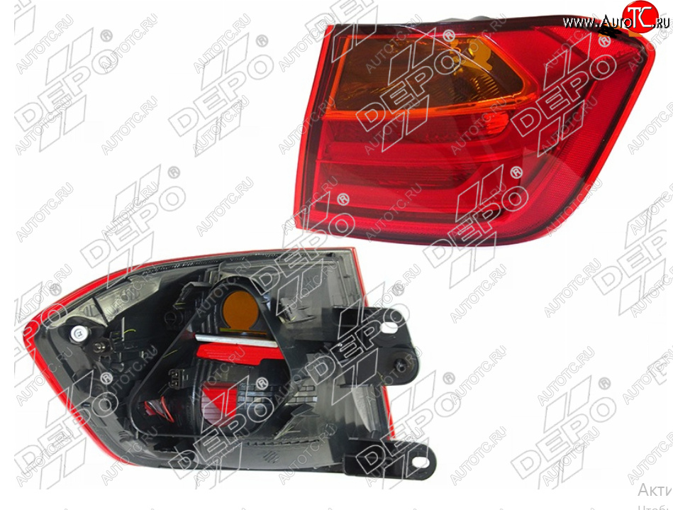 10 849 р. Правый фонарь задний (LED) DEPO BMW 3 серия F30 седан дорестайлинг (2012-2015)  с доставкой в г. Майкоп