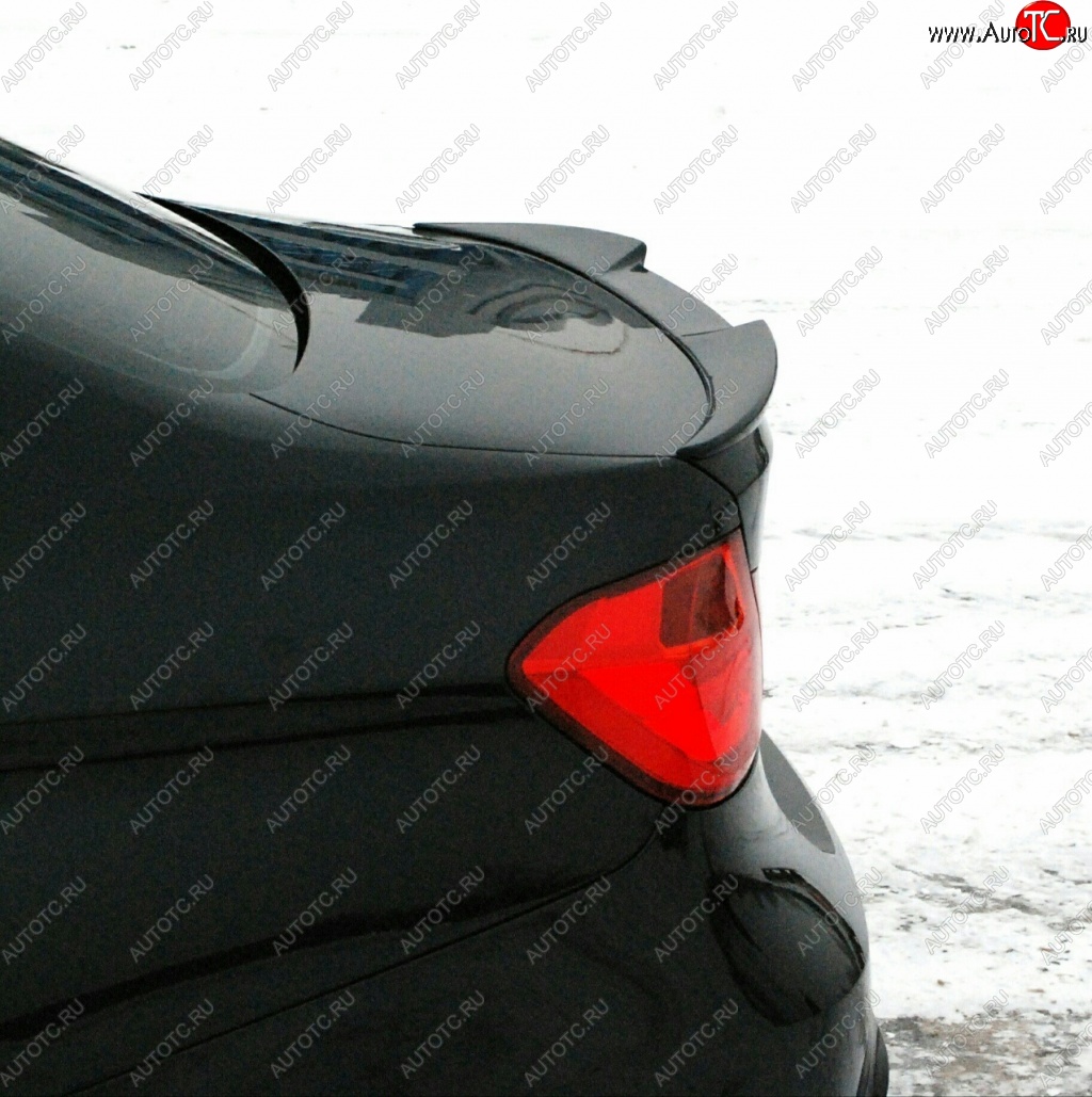 8 239 р. Лип спойлер BS v2 BMW 3 серия F30 седан дорестайлинг (2012-2015) (Неокрашенный)  с доставкой в г. Майкоп