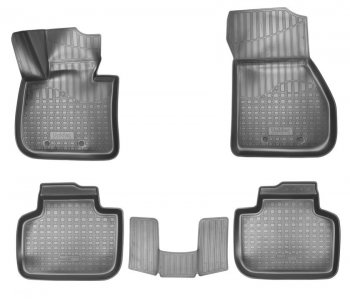 Комплект ковриков в салон Norplast Unidec BMW X1  F48 (2015-2022) дорестайлинг, рестайлинг (Цвет: черный)