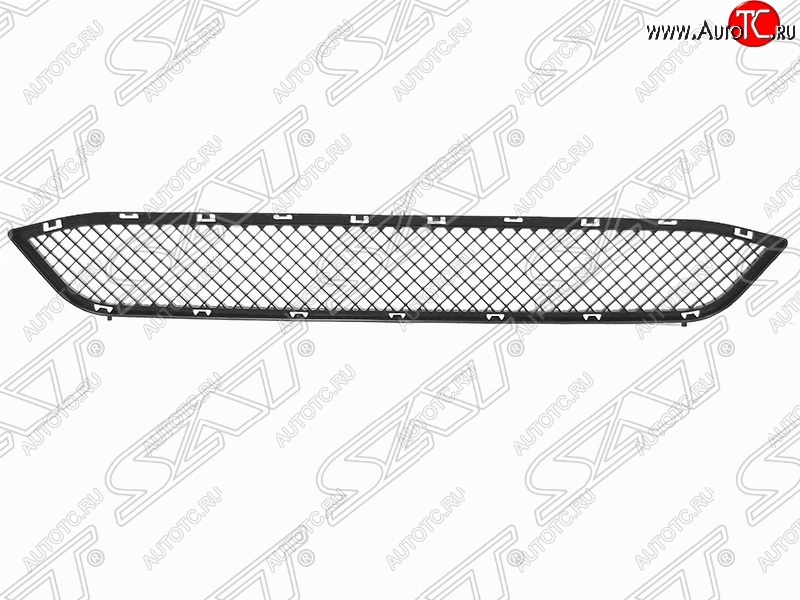 2 199 р. Решётка в передний бампер SAT (центр, рестайлинг) BMW X1 E84 (2009-2015)  с доставкой в г. Майкоп