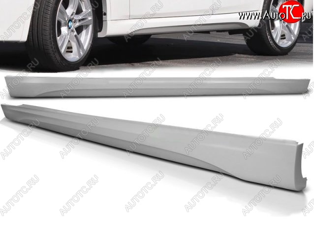 16 149 р. Пороги накладки M-pakiet BMW X1 E84 (2009-2015) (Неокрашенные)  с доставкой в г. Майкоп