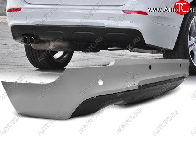 34 049 р. Задний бампер M-pakiet BMW X1 E84 (2009-2015) (Неокрашенный)  с доставкой в г. Майкоп