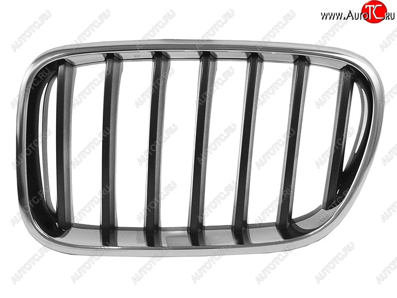 1 599 р. Левая решетка радиатора SAT (черная с хромом) BMW X3 F25 дорестайлинг (2010-2014)  с доставкой в г. Майкоп