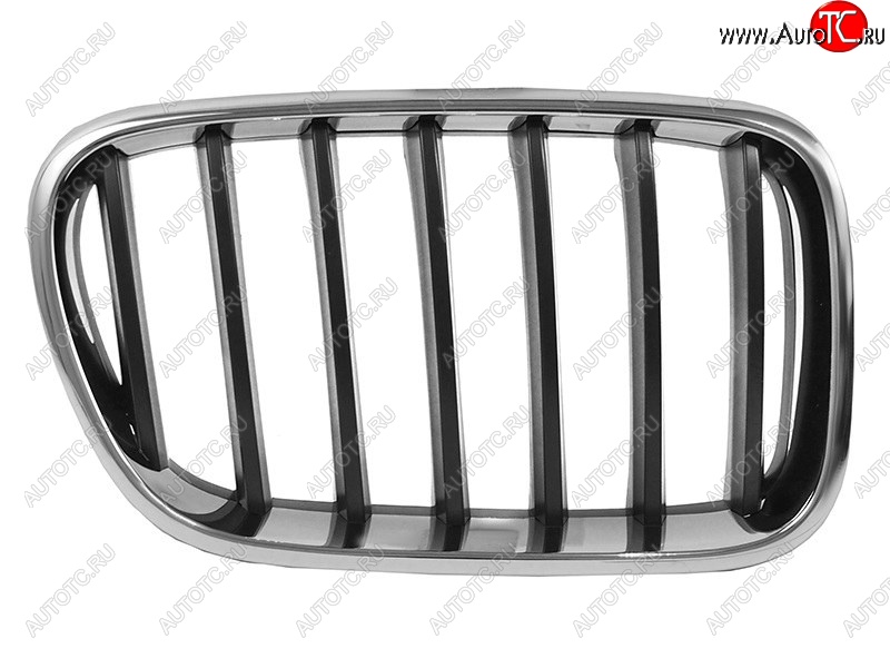 1 599 р. Правая решетка радиатора SAT (черная с хромом) BMW X3 F25 дорестайлинг (2010-2014)  с доставкой в г. Майкоп