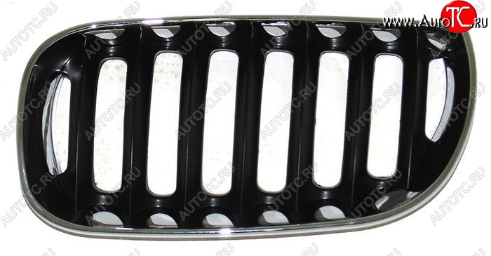 1 459 р. Левая решетка радиатора SAT (черная с хромом) BMW X3 E83 (2003-2009) (Неокрашенная)  с доставкой в г. Майкоп